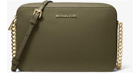 michael kors olive green crossbody.